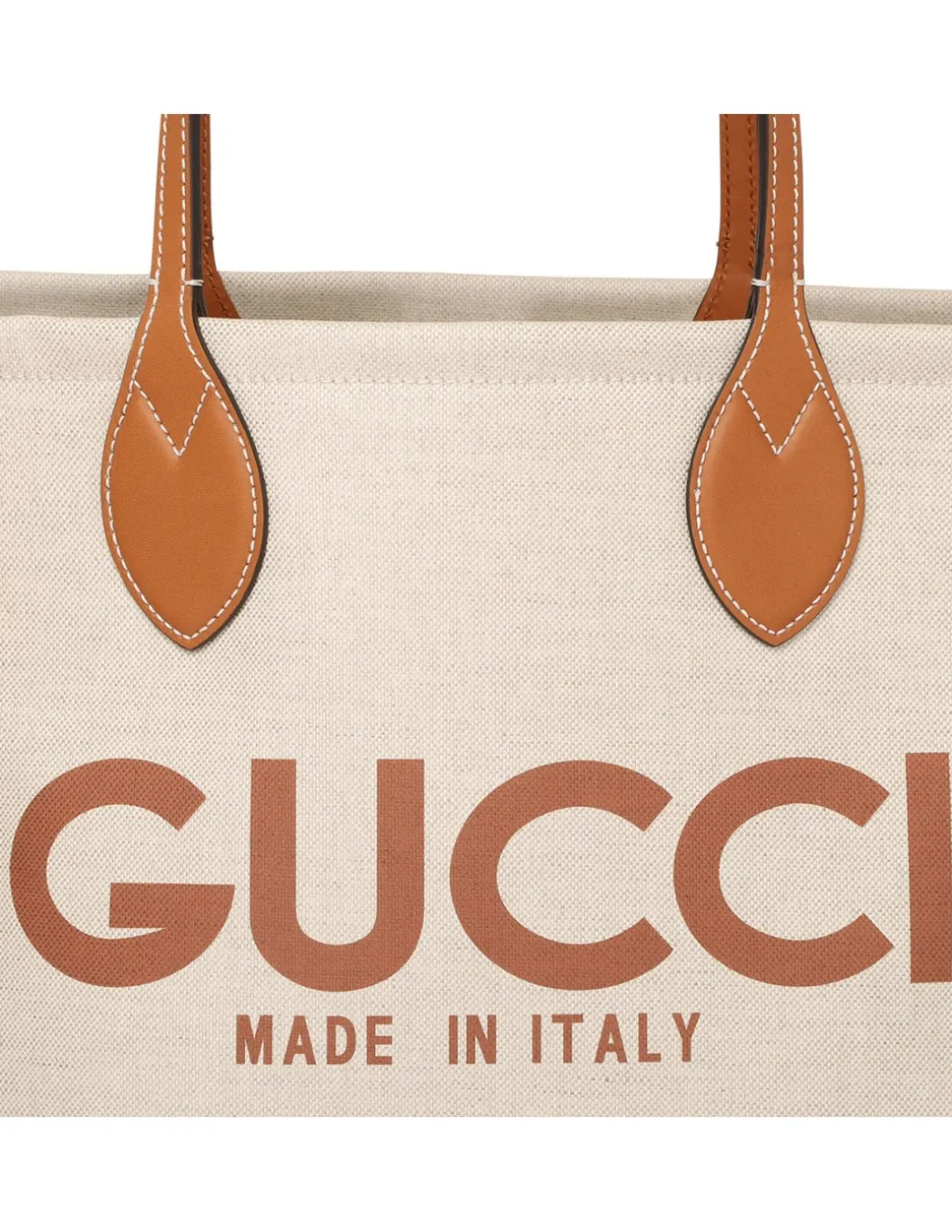 Logo canvas handbag