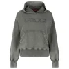 Logo cotton jersey hoodie