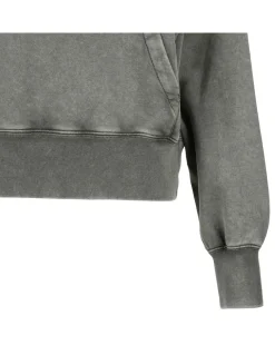 Logo cotton jersey hoodie