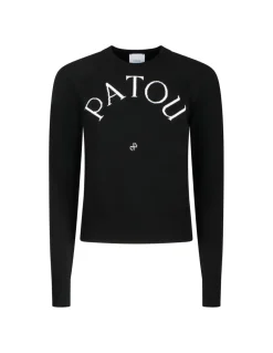Logo jacquard sweater