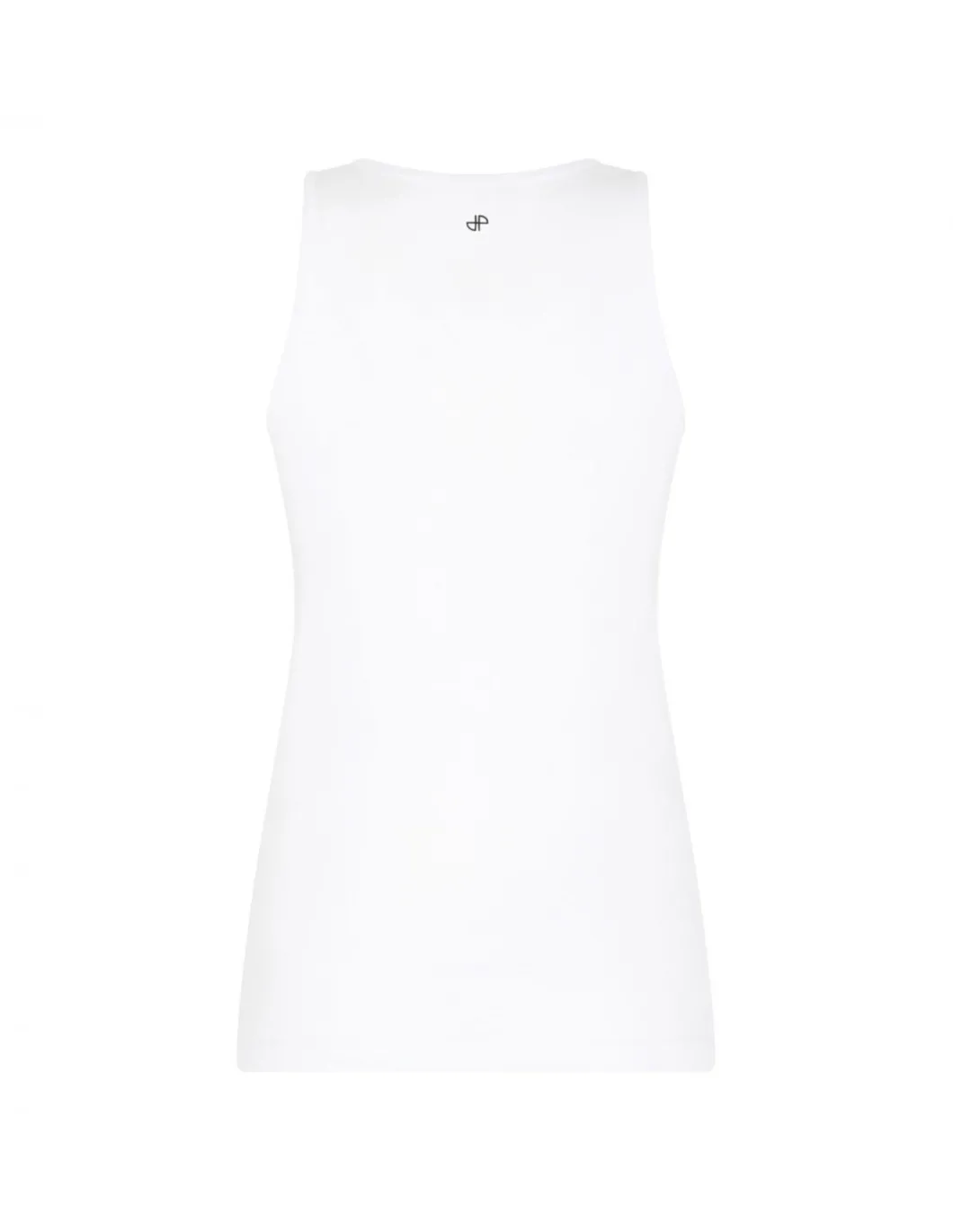 Logo white tank top