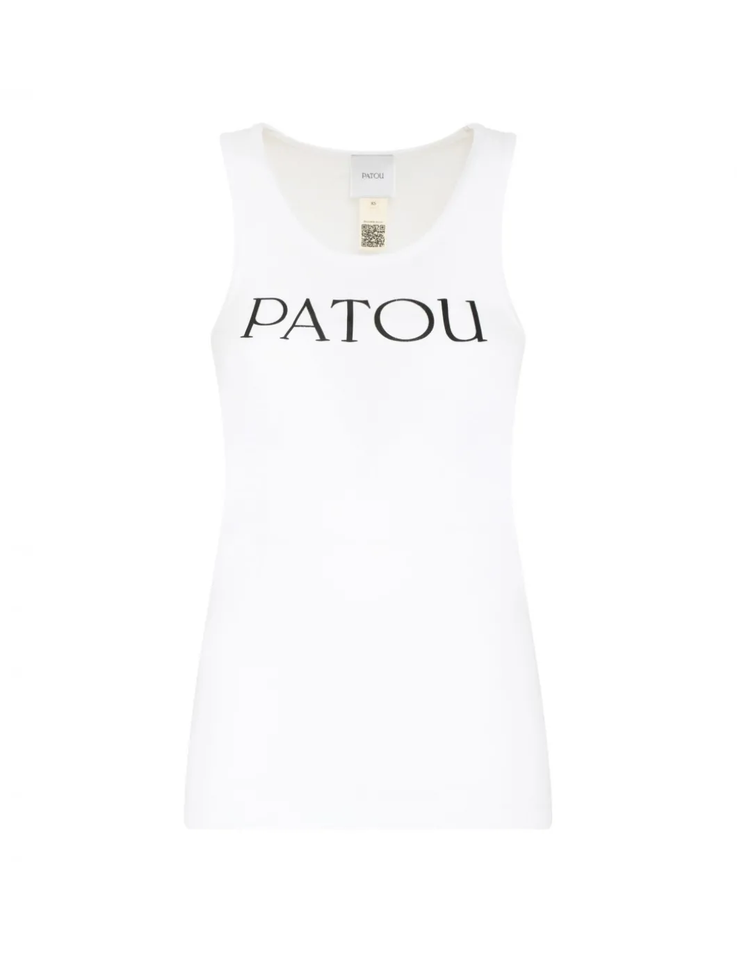 Logo white tank top