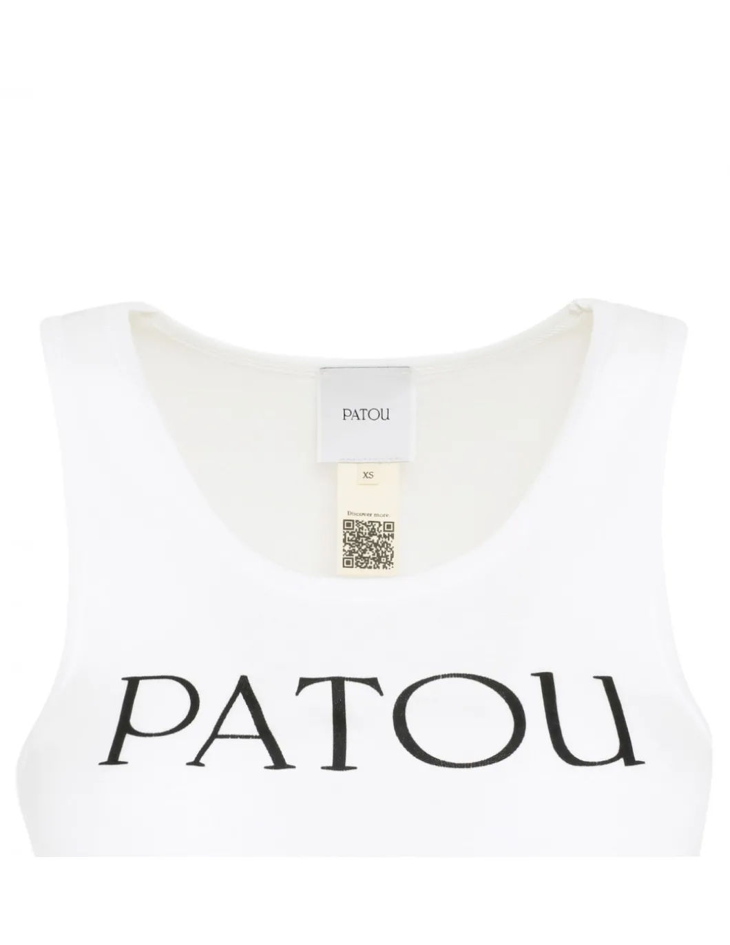 Logo white tank top