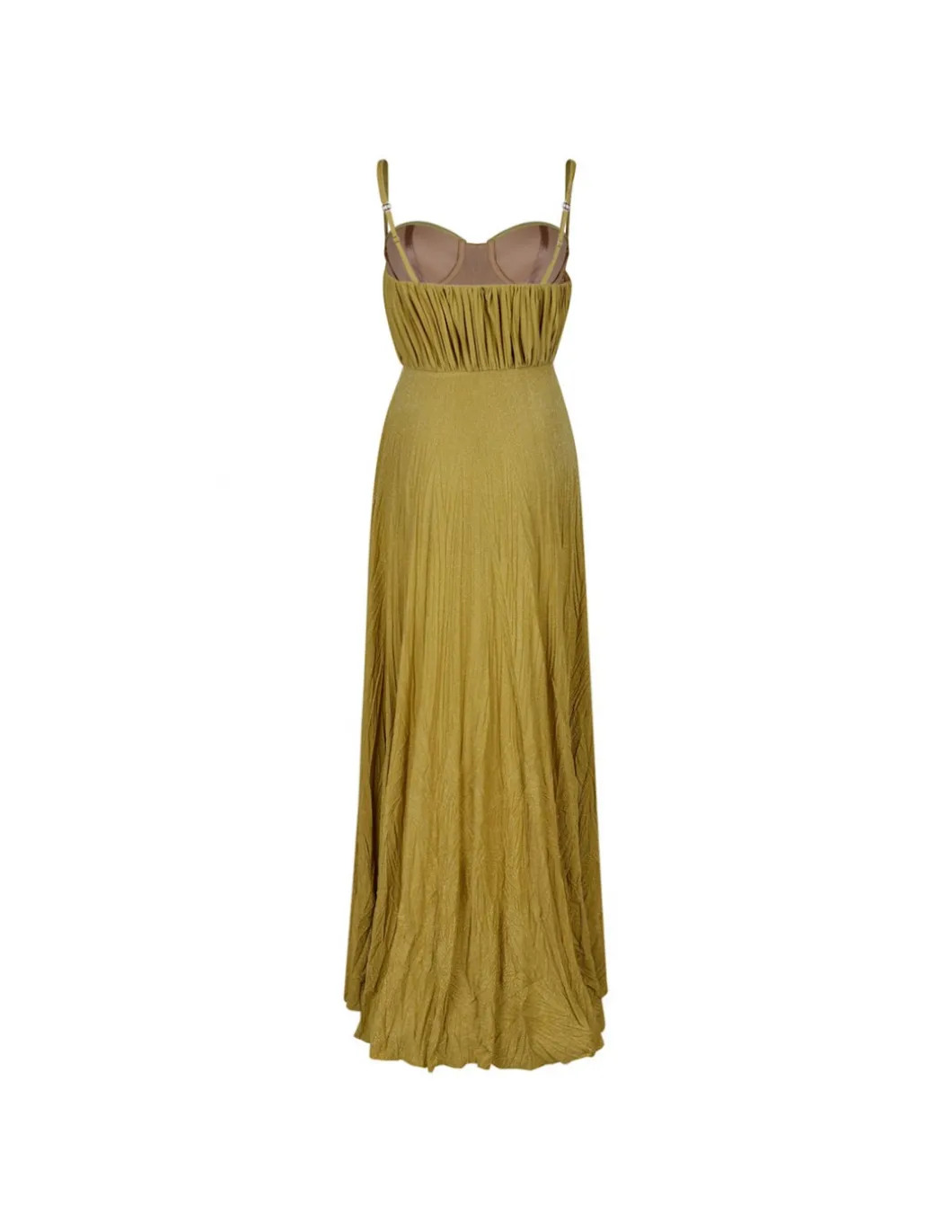 Lurex jersey dress with flower