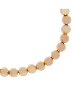 Metal sphere necklace