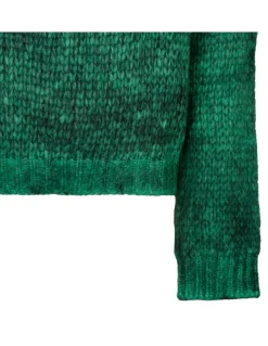 Mint green alpaca blend sweater