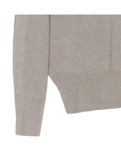 Moon dust hue cashmere pullover