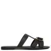 New Vara plate strappy slide sandals