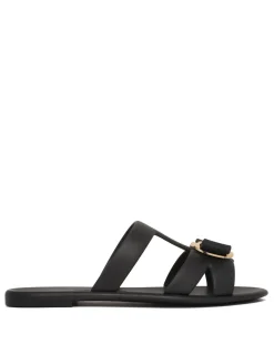 New Vara plate strappy slide sandals
