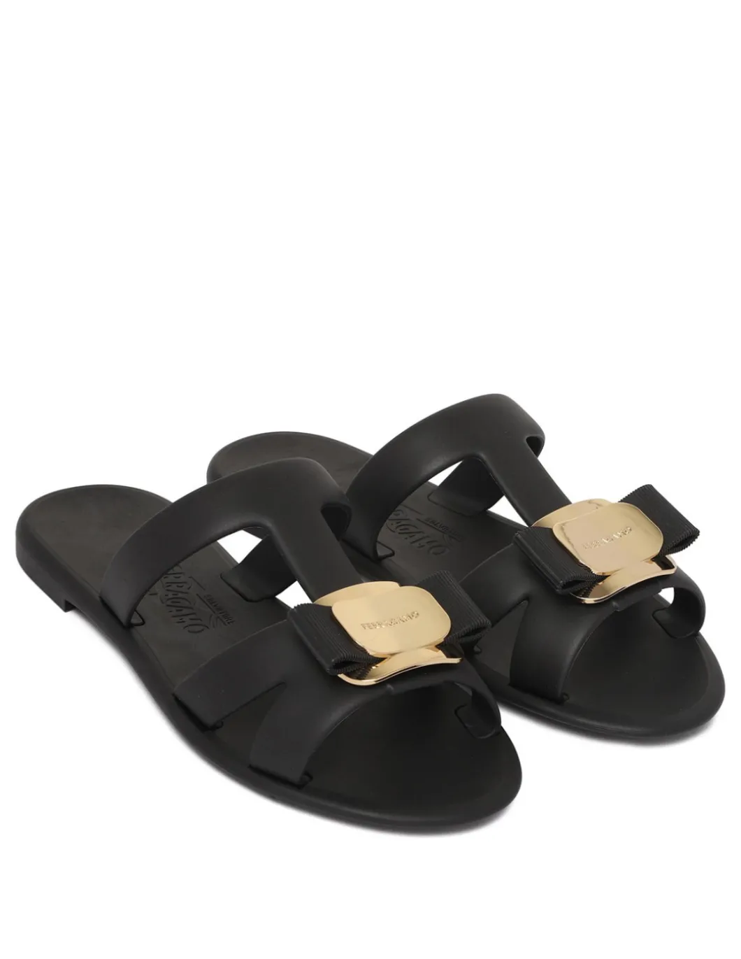 New Vara plate strappy slide sandals
