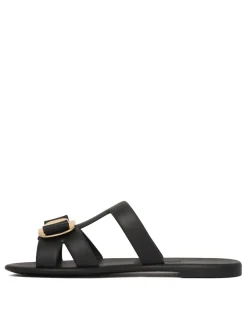 New Vara plate strappy slide sandals