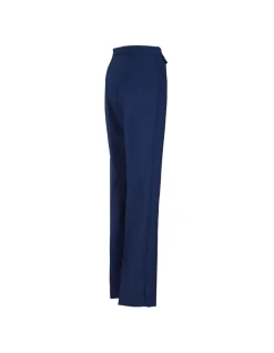 Oltremare blue crepe pants
