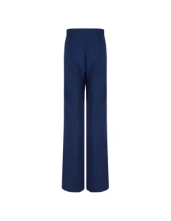 Oltremare blue crepe pants
