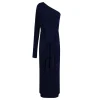 One shoulder gown
