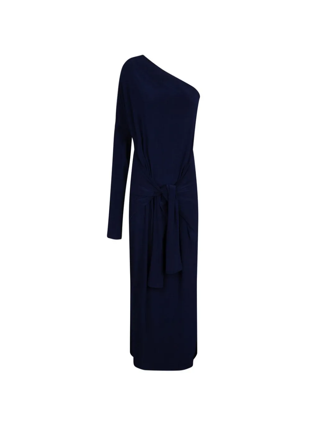One shoulder gown