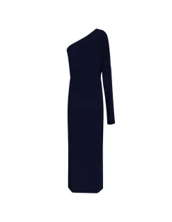 One shoulder gown