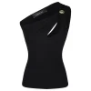 One shoulder top with jewel