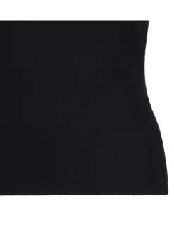 One shoulder top with jewel