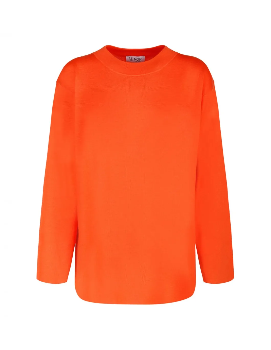 Orange merino wool sweater
