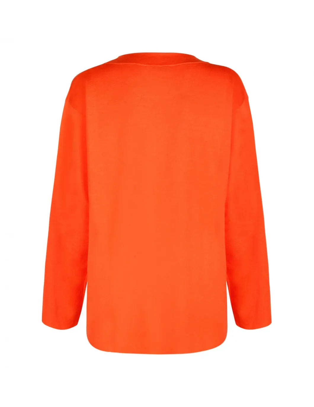 Orange merino wool sweater