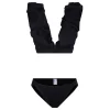 Palazzo black bikini set