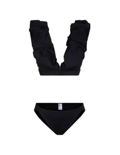 Palazzo black bikini set
