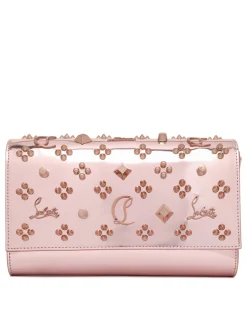 Paloma specchio leather clutch