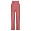 Peach pink pleated pants