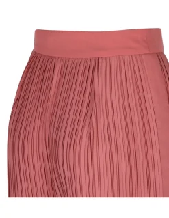 Peach pink pleated pants