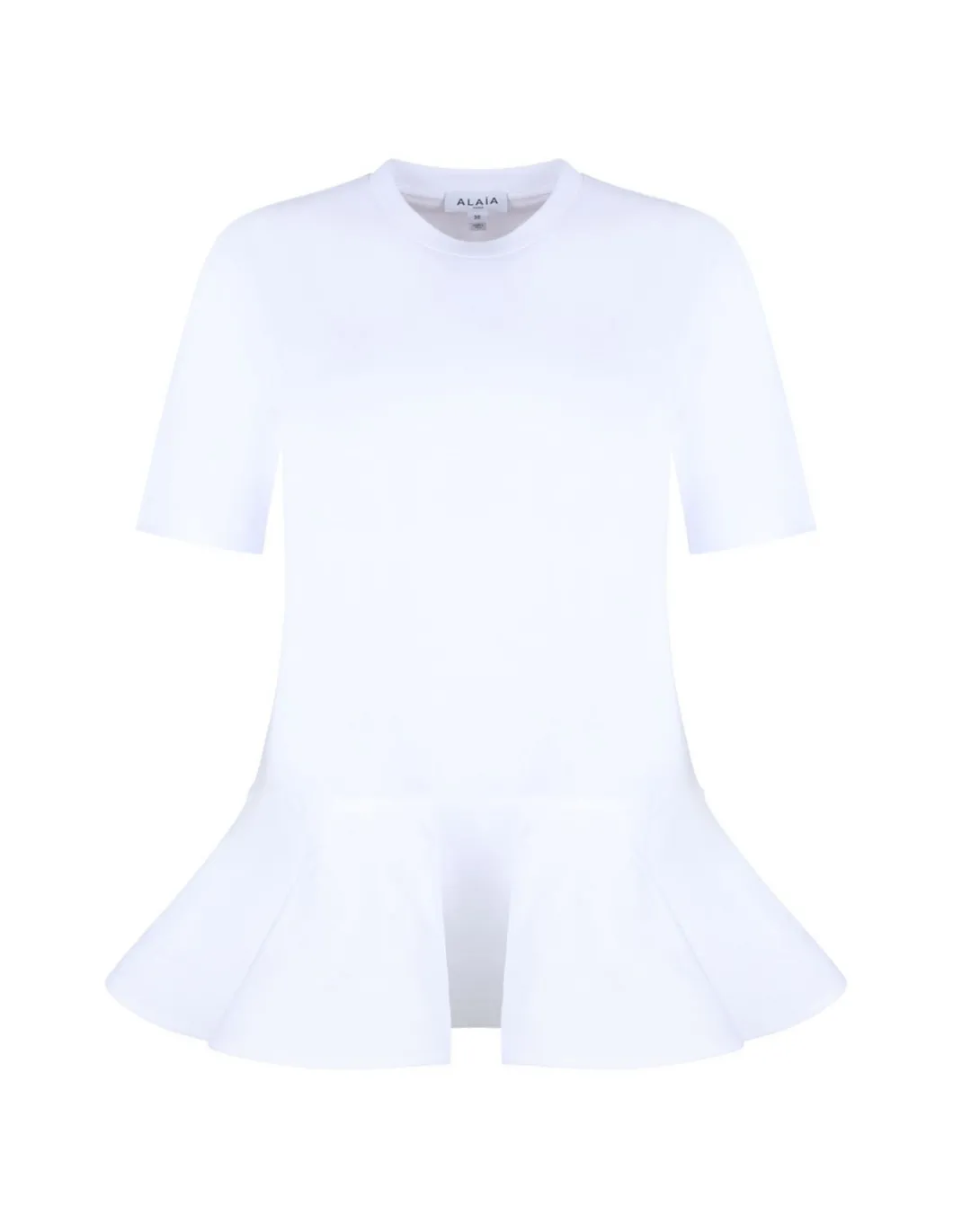Peplum white T-Shirt