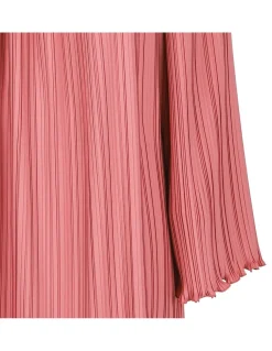 Pleated knee length dress