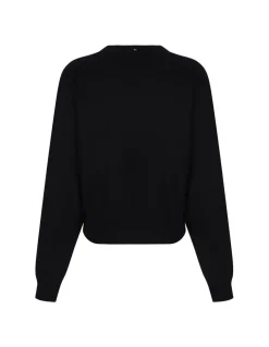 Polis black wool-blend sweater