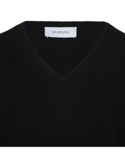 Polis black wool-blend sweater