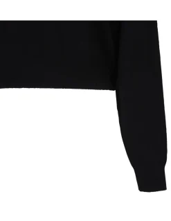 Polis black wool-blend sweater