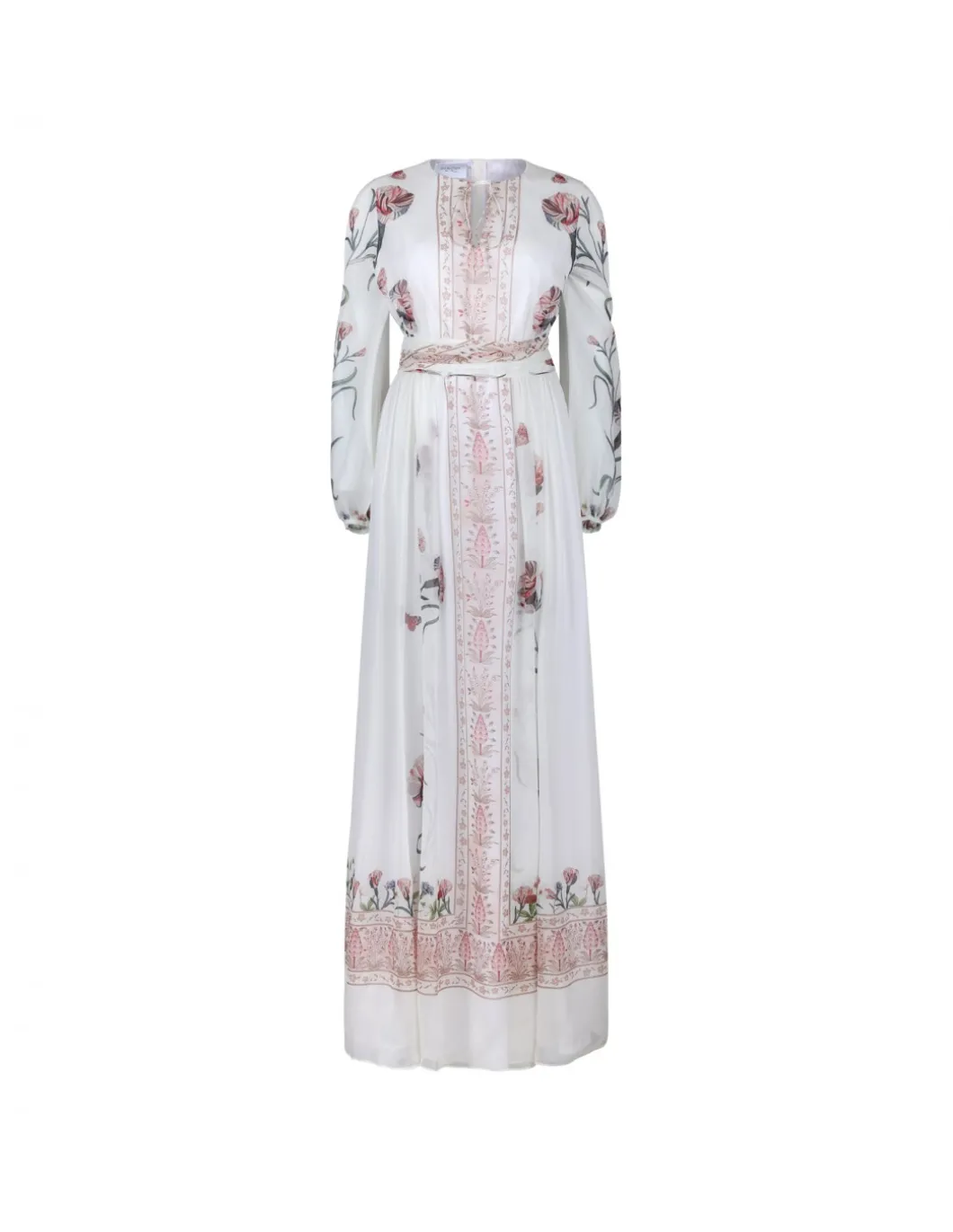 Printed silk dress