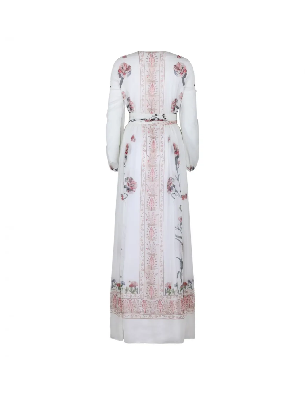 Printed silk dress
