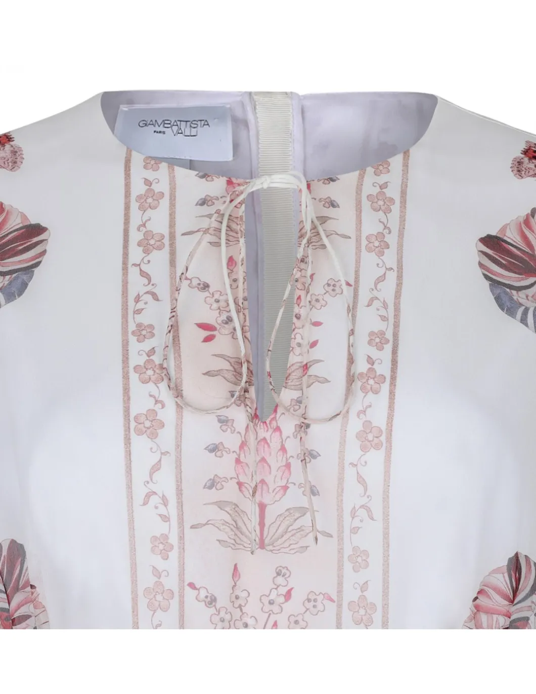 Printed silk dress