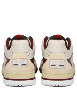Re-Web leather sneakers