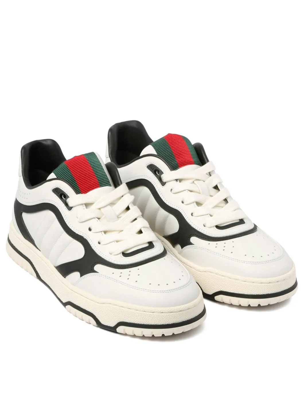 Re-Web white and black sneakers