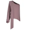 Rose one shoulder blouse