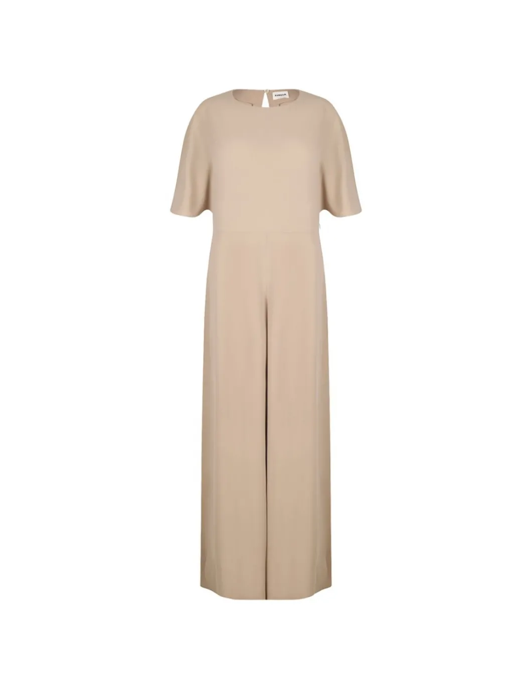 Sand hue cady long dress