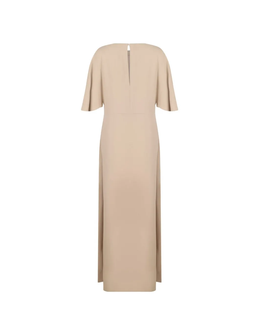Sand hue cady long dress