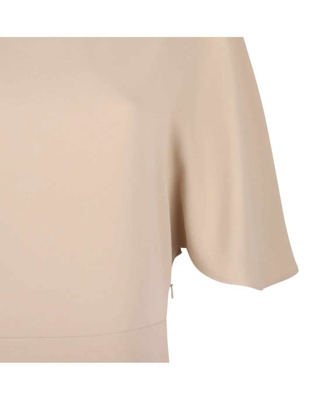 Sand hue cady long dress
