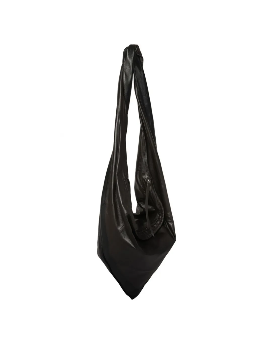 Scarf bag in leather