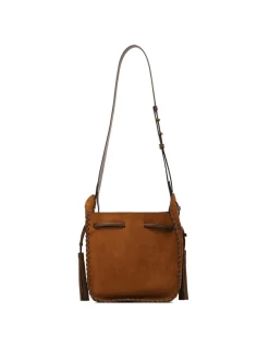 Silao suede bucket bag