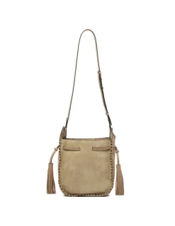 Silao suede bucket bag