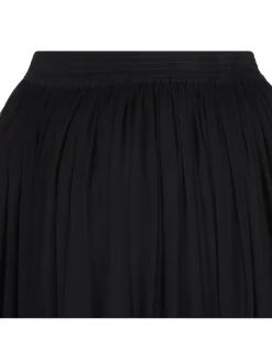 Silk crepe muslin skirt