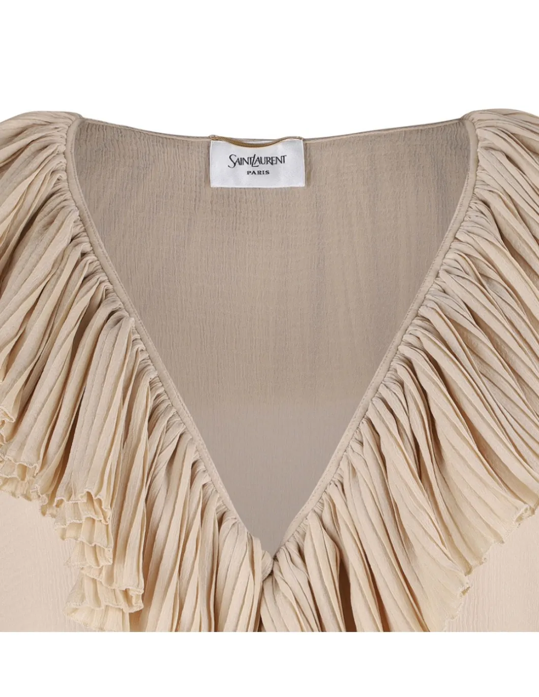 Silk crepon muslin blouse
