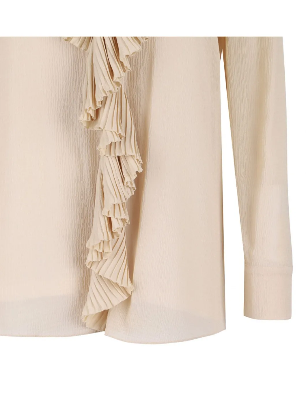 Silk crepon muslin blouse
