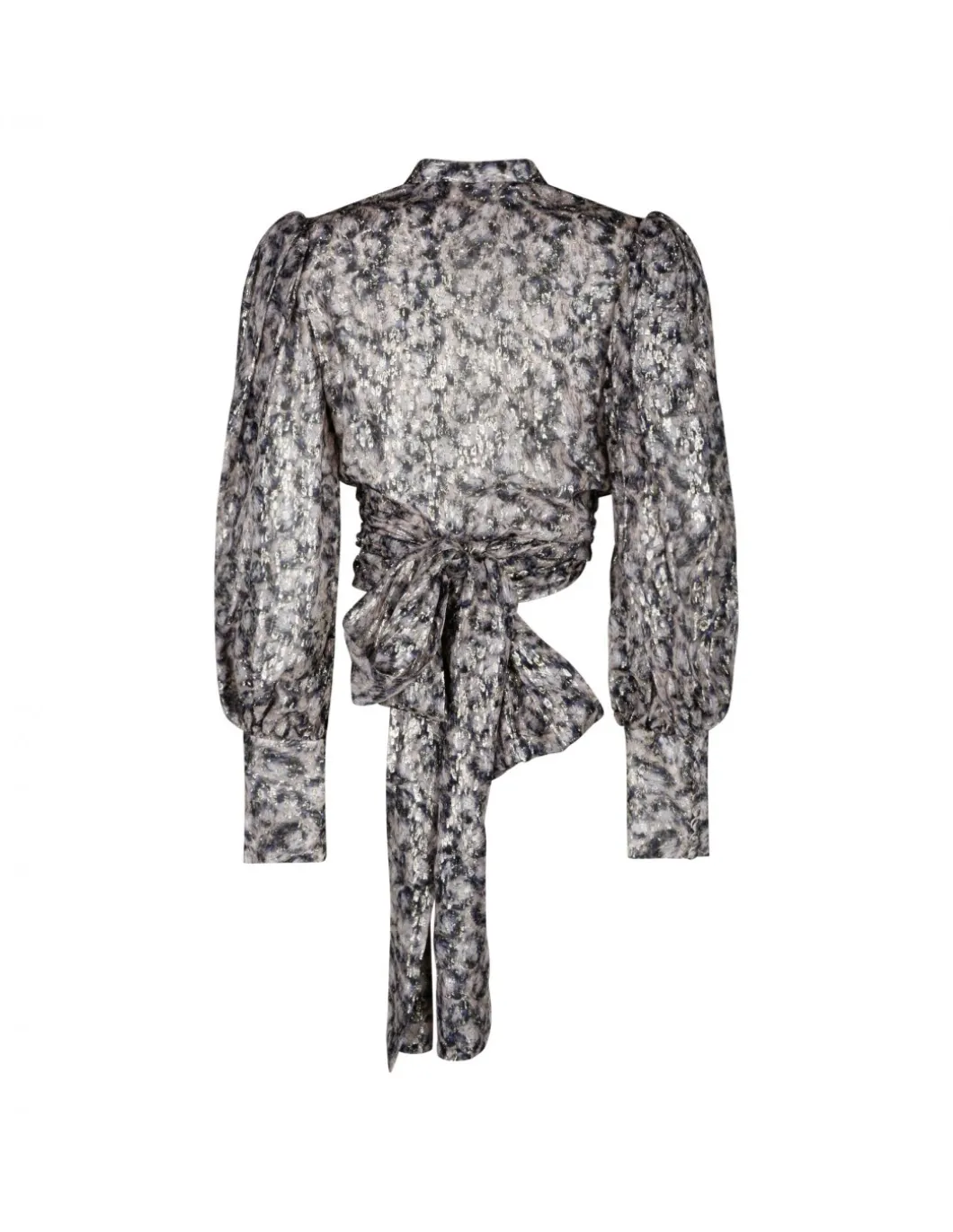 Silk devoré top
